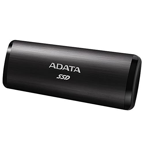 Adata Ssd 256gb External Se760 Bk U3.1 Usb 3.2 Gen 2 Typ-c Black