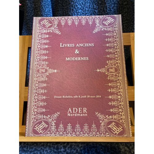 Ader Nordmann Livres Anciens & Modernes Catalogue De Vente 20 Mars 2014
