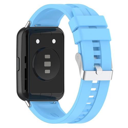 Adgf - Bracelet De Rechange En Silicone Pour Huawei Watch Fit Souple Sport Accessoires [Article Pour Ce Lien: Sky Blue Sky Blue ]