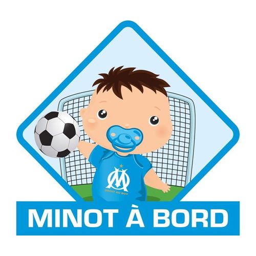 Adhesif Minot A Bord Olympique De Marseille