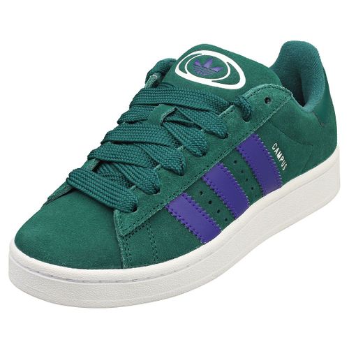 Adidas Campus 00s Femmes - Baskets Mode En Daim, Blanc Et Vert - 36 2/3