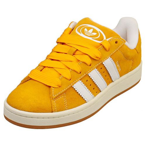 Adidas Campus 00s - Baskets Mode En Sude Jaune Blanc Unissexe - 36