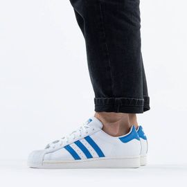 Adidas Originals Superstar 2.0 Fw4406 Blanc Bleu Adidas Originals Superstar 2.0 Fw4406 Blanc Bleu