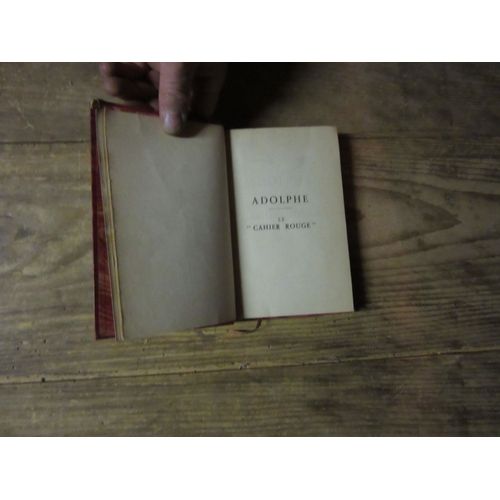 Adolphe. Le Cahier Rouge.   de Benjamin Constant  Format Cartonn 