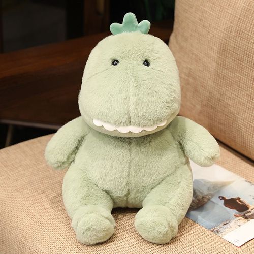 Adorable Poupe En Peluche Dinosaure Assis, Poupe Garon Endormie, Oreiller De Poupe Dinosaure Vert Couch Poupe Dinosaure Verte Couche 30 Cm (0,26 Kg)