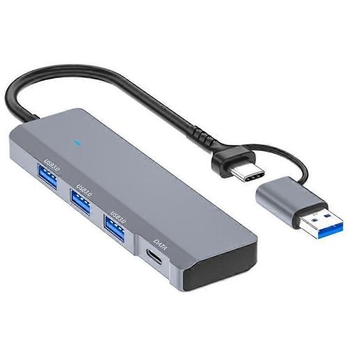 ADS-309D Adaptateur de hub dextension de port USB / Type-C vers 3 x USB 3.0 + Type-C