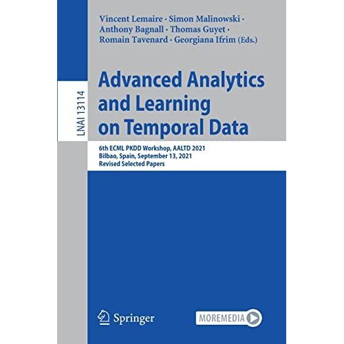 Advanced Analytics And Learning On Temporal Data    Format Broch 