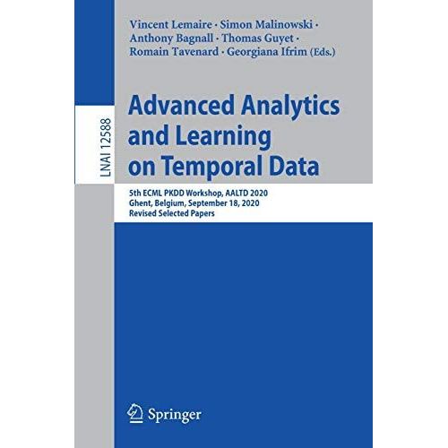 Advanced Analytics And Learning On Temporal Data    Format Broch 