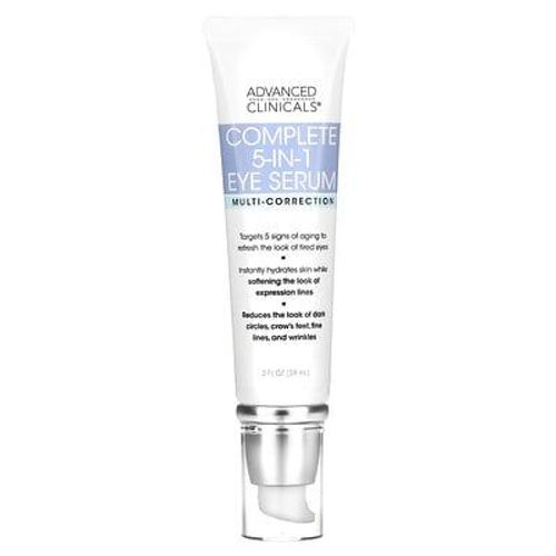 Advanced Clinicals Srum Complet 5-En-1 Contour Des Yeux, Multi-Correction, 59 Ml