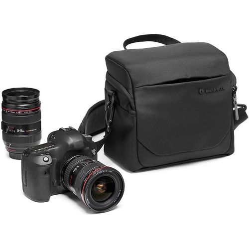 Advanced Shoulder Bag M III, pour Appareil Reflex et Hybride avec Objectif, Sacoche pour Appareil Photo, Etui pour Appareil Photo avec Support Trpied et Protection Contre la Pluie
