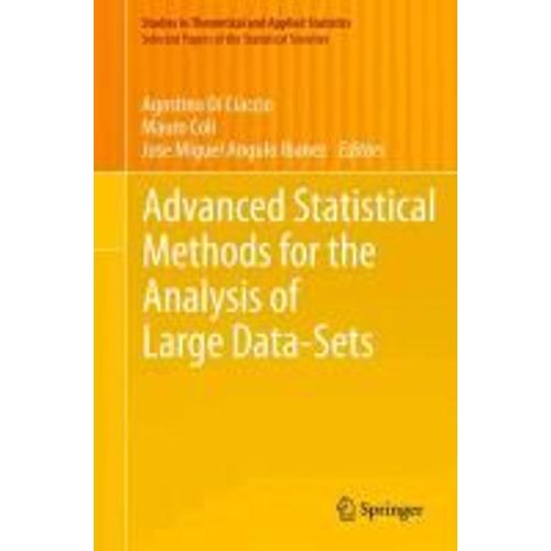 Advanced Statistical Methods For The Analysis Of Large Data-Sets    Format Reli 