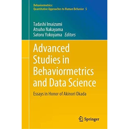 Advanced Studies In Behaviormetrics And Data Science    Format Reli 