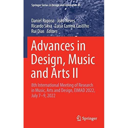 Advances In Design, Music And Arts Ii   de Collectif  Format Reli 