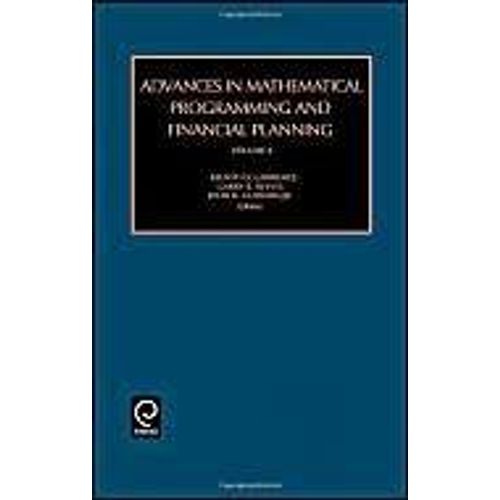Advances In Mathematical Programming And Financial Planning    Format Reli 