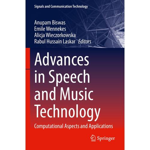 Advances In Speech And Music Technology    Format Broch 