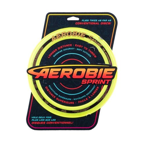 Aerobie Sprint Ring - Anneau De Lancer Frisbee 25 Cm - Vendu  L'unit - Couleur Alatoire