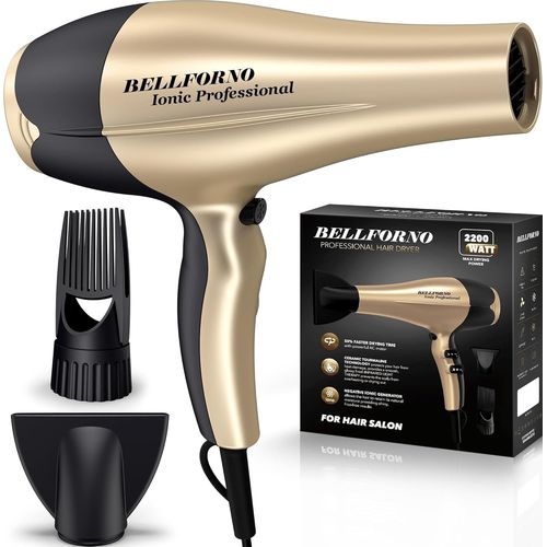 Aetheriszypher-2200w High-Power Hair Dryer - Ionic Ceramic Tourmaline Technology, Lightweight Ergonomic Design With Cool Shot, Comb Attachments & Adjustable Heat/Speed, Adc Motor, Professional Salon Finish