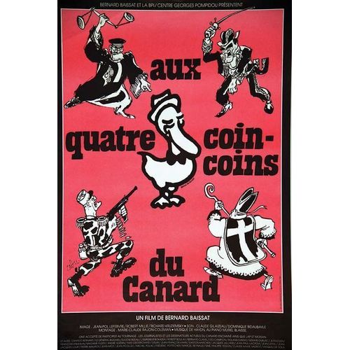 Affiche - Aux Quatre Coin-Coins Du Canard - 1987 - Bernard Baissat