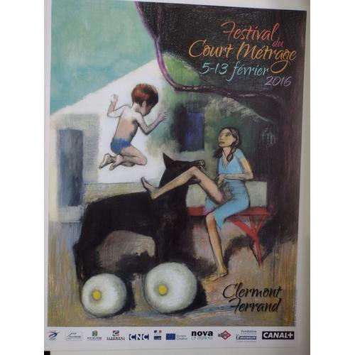 Affiche Blutch Festival Court Mtrage Clermont Ferrand 2016 (Blotch..)