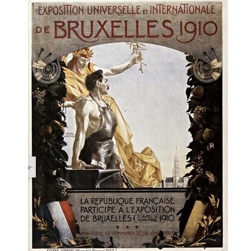 Affiche Bruxelles 1910