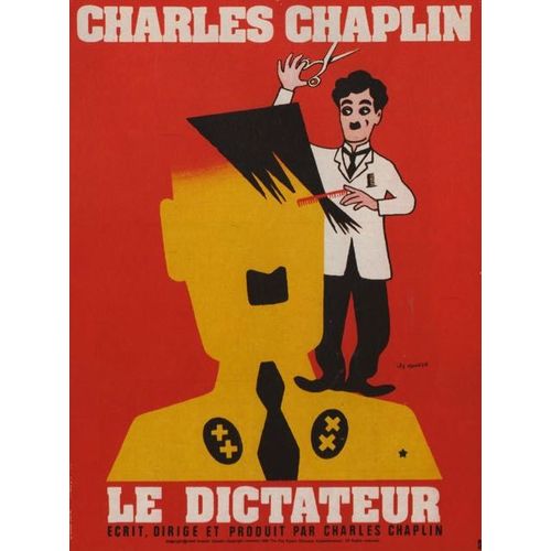 Affiche Chaplin Dictateur
