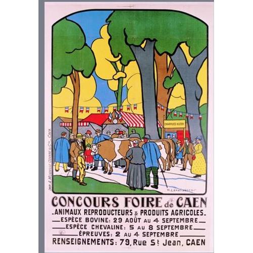 Affiche Concours Foire De Caen