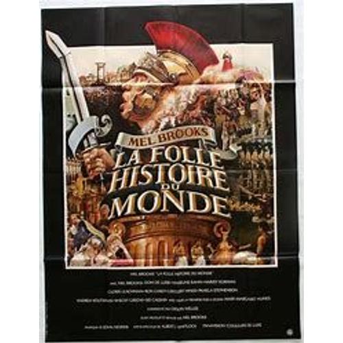 Affiche De Cinma Plie (120x160cm) La Folle Histoire Du Monde De Mel Brooks