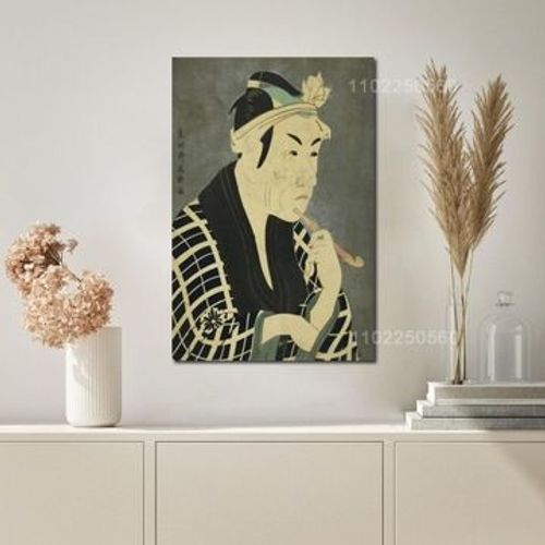 Affiche De DCoration En Toile Sharaku Toshusai,Mpression Murale Poster Pour Salon Chambre  Coucher DCor Sans Cadre(70*100cm)