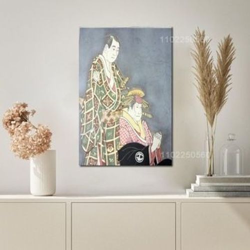 Affiche De DCoration En Toile Sharaku Toshusai,Mpression Murale Poster Pour Salon Chambre  Coucher DCor Sans Cadre(80*120cm)