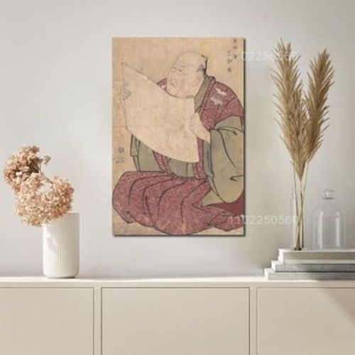 Affiche De DCoration En Toile Sharaku Toshusai,Mpression Murale Poster Pour Salon Chambre  Coucher DCor Sans Cadre(80*120cm)