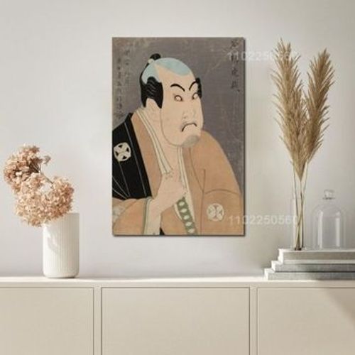 Affiche De DCoration En Toile Sharaku Toshusai,Mpression Murale Poster Pour Salon Chambre  Coucher DCor Sans Cadre(80*120cm)