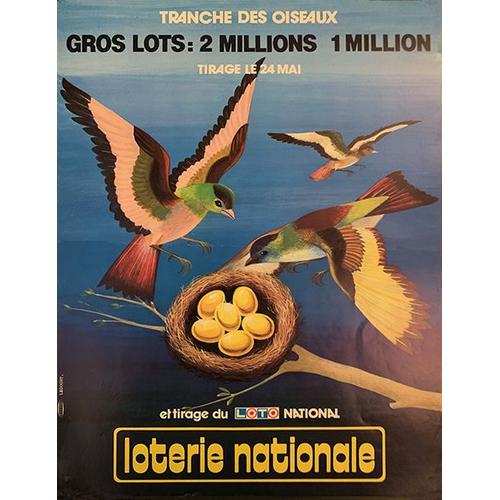 Affiche De La Loterie Nationale