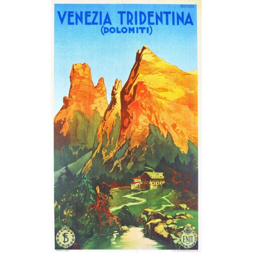 Affiche Dolomites