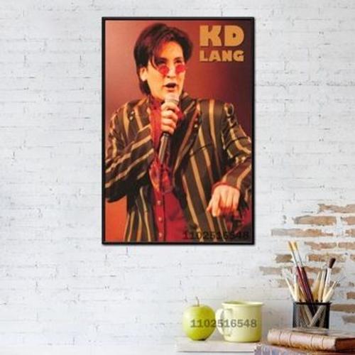 Affiche En Toile K.D.Lang, Peinture Murale,Mpression Murale Poster Pour Salon Chambre  Coucher DCor Sans Cadre(40*50cm)