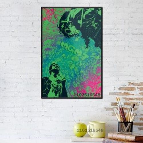 Affiche En Toile Mgmt, Peinture Murale, Toile,Mpression Murale Poster Pour Salon Chambre  Coucher DCor Sans Cadre(40*50cm)