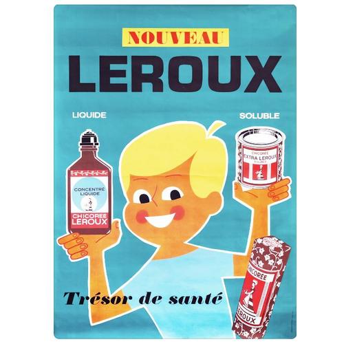 Affiche Leroux Chicore