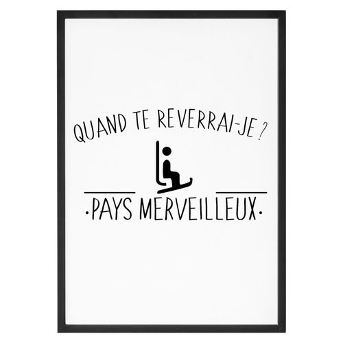 Affiche Les Bronzs Font Du Ski 