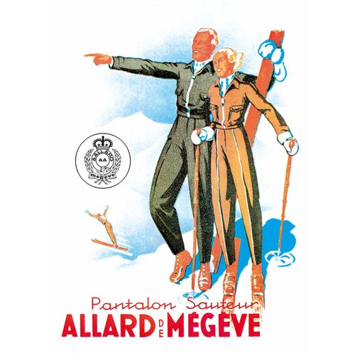 Affiche Megeve Allard