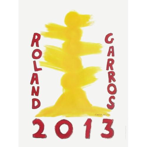Affiche Officielle Roland-Garros 2013 - David Nash