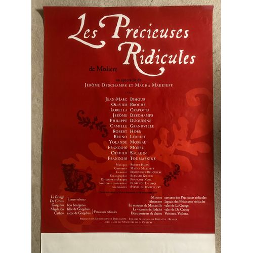 Affiche Originale 80x120 Cm Cie Jrme Deschamps / Macha Makeieff - 