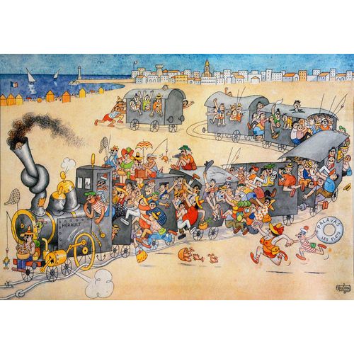 Affiche Palavas-Les-Flots Petit Train