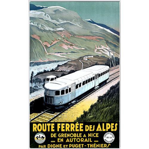 Affiche Route Ferre Des Alpes