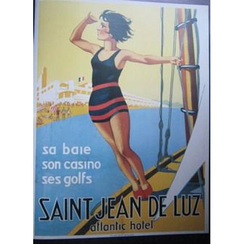 Affiche Saint Jean De Luz