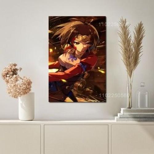 Affiche Toile Manga Kabaneri Affiche DCorative,Mpression Murale Poster Pour Salon Chambre  Coucher DCor Sans Cadre(90*130cm)