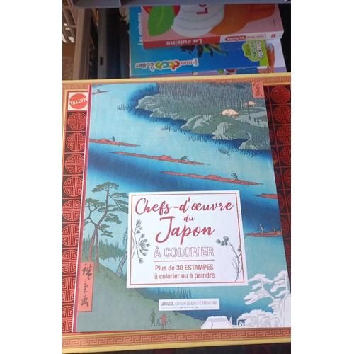 Chefs-D'oeuvre Du Japon  Colorier - Plus De 30 Estampes  Colorier Ou Peindre    Format Beau livre 