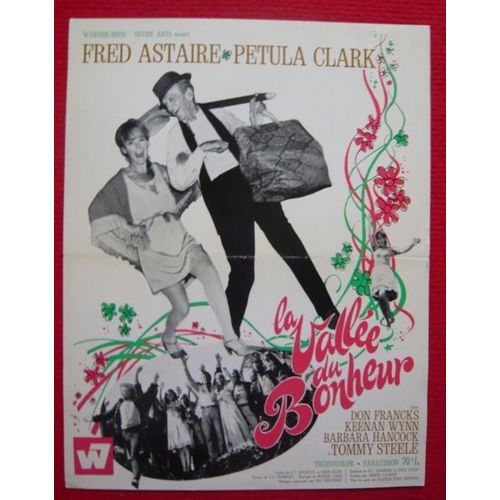 Affichette Du Film La Valle Du Bonheur (1968)  Fred Astaire 