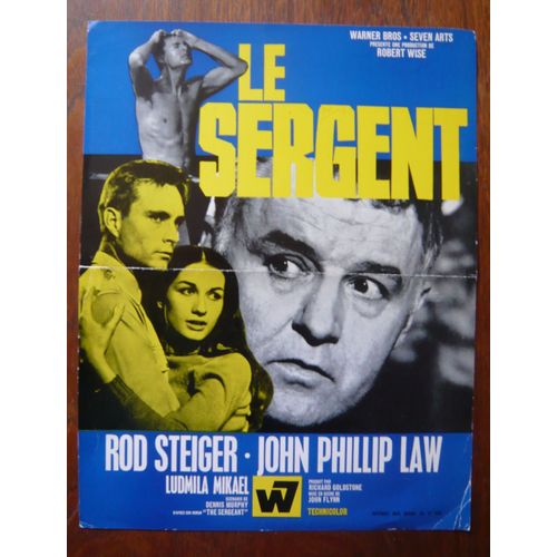 Affichette Du Film Le Sergent (1967) De John Flynn
