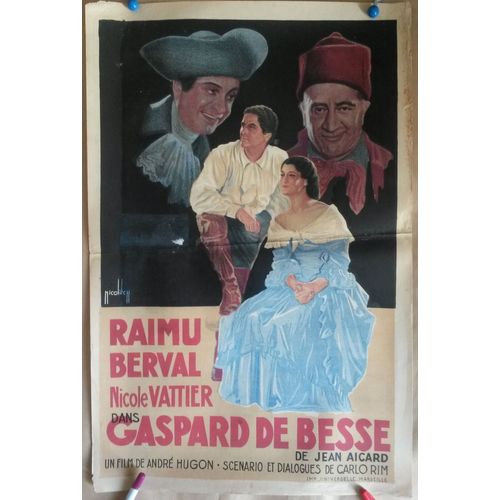 Affichette Gaspard De Besse 1935