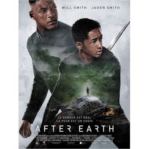 After Earth -Vritable Affiche De Cinma Plie -Format 40x60 Cm - De M. Night Shyamalan Avec Will Smith, Jaden Smith, Sophie Okonedo, David Denman, Isabelle Fuhrman, Sacha Dhawan - 2013