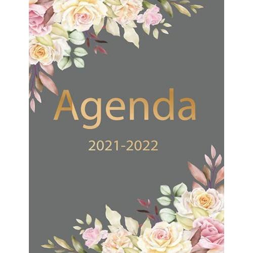 Agenda 2021 2022 Florale: Agenda Scolaire Thme Florale (Aot 2021 / Juillet 2022) Pour Cp ,tudiants Collge, Lyce Planificateur Journalier 1 Jour Par Page   de Art, Perfect  Format Broch 